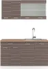 Küchenzeile Vicco R-Line Edelgrau 140 cm , AP Eiche, Model Produktbild-Vorschau 1