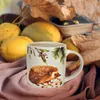 Herbst Tassen 4er Set Fuchs & Igel, 350 ml Kaffeetasse aus Produktbild-Vorschau 6