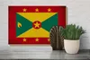 Holzschild Flagge Grenada 30x20cm Flag of Grenada Vintage Produktbild-Vorschau 4