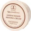 A close-up, top-down view of a round container of shaving cream. Náhľad obrázku produktu