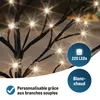 MONZANA® Arbre lumineux 220 LED 220 cm minuterie 8 modes de Voir les images du produit 3