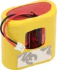 A close-up view of a battery pack with wires and a connector. Produktbild-Vorschau
