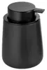 Aqualine NERO zeepdispenser, 350 ml, zwart Productafbeelding-voorbeeld 4