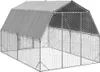 vidaXL Kurnik z dachem 2,5x4x2,25 m Stal ocynkowana Podgląd zdjęcia produktu 4