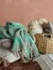 Isnel Decke, Blue, Recycelte Baumwolle Produktbild-Vorschau 3