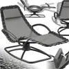 tectake® Gartenliege Toulon, ergonomisch, Schwingfunktion Produktbild-Vorschau 10