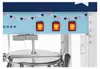 Retro TEFLON 1600 W 5-6 kg/h Popcorn-Röstmaschine - blau Produktbild-Vorschau 13