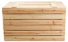 Grosse Holztruhe 80er Natur mit Deckel  80x50x39cm Produktbild-Vorschau 5