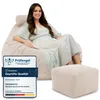 Dreamroots Bean Bag 90x90x100 cm Beanbag con schienale e Anteprima dell’immagine prodotto 1