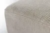 Design Sitzbank BOUTIQUE 100cm hellgrau Cord schwarze Produktbild-Vorschau 5