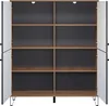 trendteam Montez Highboard Eiche Nachbildung/Graphit, B/H/T Produktbild-Vorschau 3