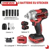 A collage of an electric impact wrench and its accessories, presented against a white background. Podgląd zdjęcia produktu