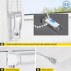 Rollo Fenster ohne Bohren Lichtdurchlässig 75x210cm weiß Produktbild-Vorschau 4