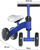 Kinder Lauflernrad 4 Räder Blau leichtes Rutschauto Balance Produktbild-Vorschau 5