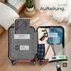tectake® Hartschalenkoffer-Set Cleo 4-teilig, 3 Trolleys, 1 Produktbild-Vorschau 8