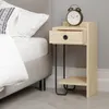 DECORTIE Sirius Nowoczesna szafka nocna prawy moduł dąb 30 Podgląd zdjęcia produktu 2