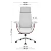 MARK ADLER Boss 8.2 White | Ergonomischer Bürostuhl Produktbild-Vorschau 2
