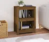 Bücherregal Honigbraun 50x35x68 cm Massivholz Kiefer Produktbild-Vorschau 2