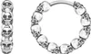 THOMAS SABO Creolen "Totenköpfe" Silber CR619-637-21 Produktbild-Vorschau 1