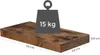 VASAGLE Schweberegal, Wandboard, 40 x 20 x 3,8 cm braun Produktbild-Vorschau 21