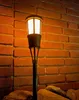 Solar Gartenfackel LED Gartenleuchte 2 Stück Schwarz Produktbild-Vorschau 3