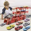Spielzeug Autotransporter mit 6 Autos, 3 Decks, davon 2 Produktbild-Vorschau 9