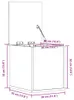 vidaXL Truhe Sonoma-Eiche 30x35x35 cm Holzwerkstoff Produktbild-Vorschau 8