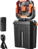 SucceBuy Akku Camping Ventilator mit 2400 U/min Motor, Produktbild-Vorschau 1