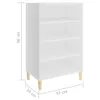 vidaXL Příborník bílý 57x35x90 cm Materiál dřeva Náhled obrázku produktu 6