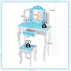 DREAMADE Kinder-Schminktisch mit Hocker, Frisiertisch aus Produktbild-Vorschau 7