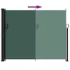 vidaXL Tenda laterale estensibile Verde scuro 170x300 cm Anteprima dell’immagine prodotto 5