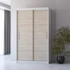 Schwebetürenschrank Kleiderschrank Neomi 04 Weiß Sonoma - Produktbild-Vorschau 1