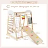 COSTWAY Klettergerüst Spielplatz, 8in1 Kletterdreieck, Produktbild-Vorschau 7
