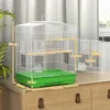 PawHut Vogelvoliere Vogelkäfig Stahlvoliere mit Ständer Produktbild-Vorschau 3