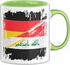 Irak Deutschland Flagge Halb Deutscher Halb Iraker Fußball Produktbild-Vorschau 1