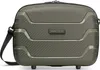 A studio shot of a green beauty case.