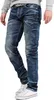 Cipo & Baxx Herren Regular Fit Jeans Stonewashed CD328 Blue Produktbild-Vorschau 2