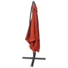 Parasol déporté MOLOKAI carré 2,7x2,7m terracotta + housse Voir les images du produit 2