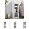 The Living Store Sideboard Weiß 30x42,5x93 cm Holzwerkstoff Produktbild-Vorschau 1