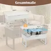 COSTWAY Stolik kawowy z regulowaną wysokością, stolik do Podgląd zdjęcia produktu 3