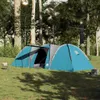 vidaXL Tenda familiare a cupola 8 persone Blu Impermeabile Anteprima dell’immagine prodotto 3