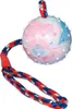 Ball am Seil, Naturgummi ø 6/30 cm petrol/orange Anteprima dell’immagine prodotto 11