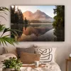 MuchoWow® - Leinwandbilder - Landschaft - Nebel - Wasser - Produktbild-Vorschau 2
