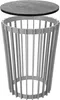 KADAX Doppelseitiger Blumenständer 40 cm Platin + schwarze Produktbild-Vorschau 14