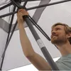 KETTLER  Easy Push Schirm Ø 270 cm, UPF 50+, anthrazit Produktbild-Vorschau 5