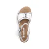 Rieker Damen-Sandalette Silber-Weiß, Farbe:multicolor, EU Produktbild-Vorschau 10