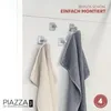 bremermann Bad-Serie PIAZZA TAPE - Handtuchhaken 4er Set Produktbild-Vorschau 2
