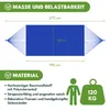 KRUMAD Hängematte Outdoor Boho-Stil 190x150 cm Blau 120 kg Produktbild-Vorschau 3