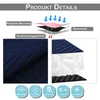 Lot de 2 rideaux thermiques pour portes, protection contre Voir les images du produit 2