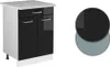 Unterschrank Vicco R-Line Schwarz Hochglanz 60 cm mit Produktbild-Vorschau 6